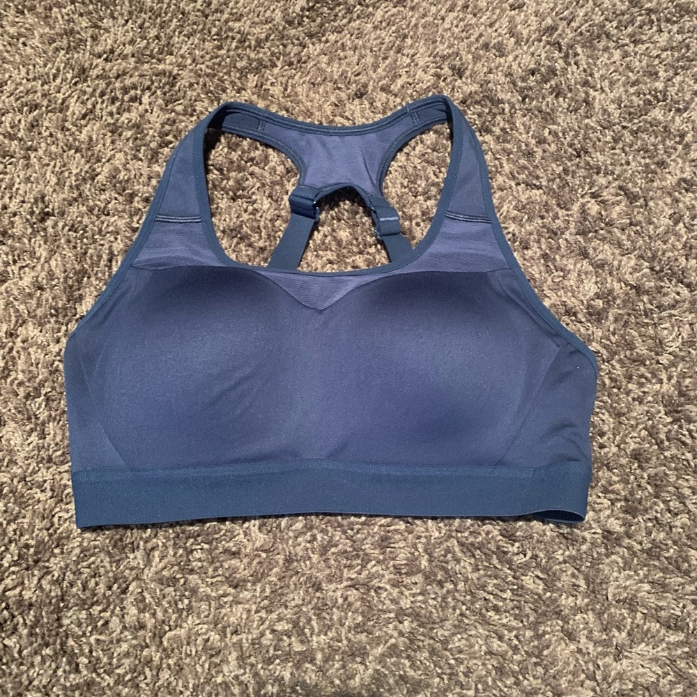 Gymshark Open Back Training Sports Bra - Navy